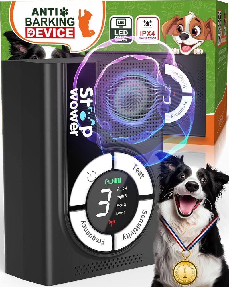 Zommapro 1500 mAh Rechargeable Anti Barking Device for Dogs Indoor Up to 50 Ft Range - Image 1